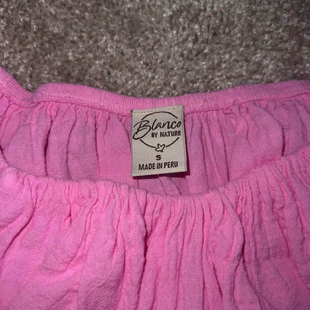 Blanco by Nature Pink Crop Top